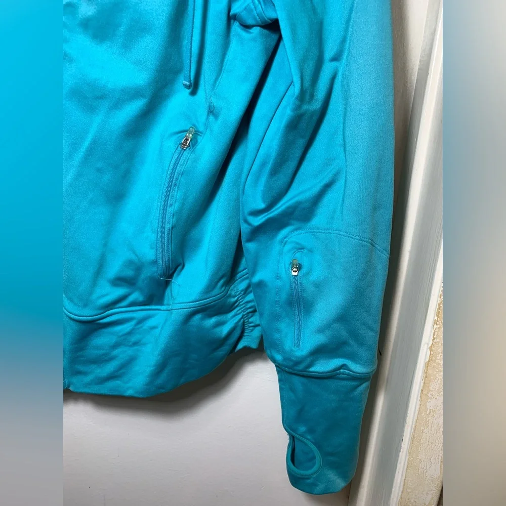 π ALO Yoga Blue Zip-Up Hoodie β Size M β Comfiest Thing You'll Ever Own! π - Picture 3 of 16